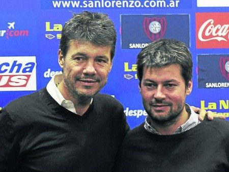 AUTORIDADES DEL CLUB   VICE PRESIDENTE MARCELO TINELLI, PRESIDENTE MATIAS LAMENS